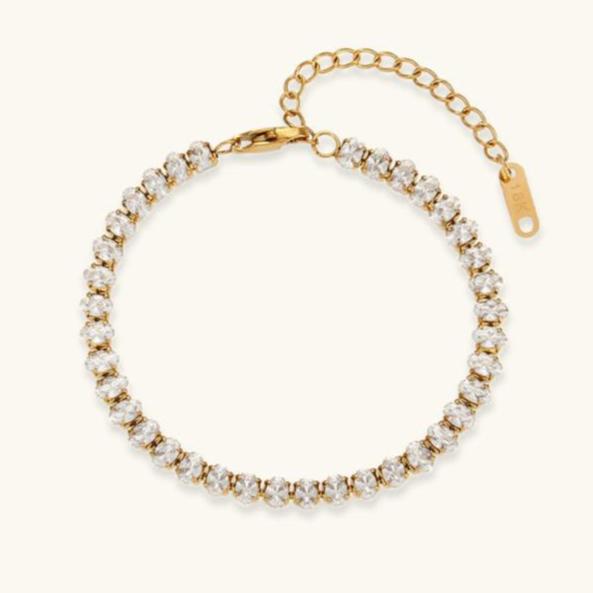Wisteria Diamond Tennis Bracelet" can be rewritten as "Wisteria Elegance Diamond Tennis Bracelet.