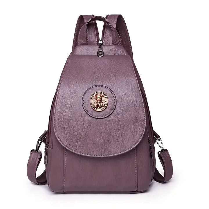Mira's Customizable Vintage Denim Backpack