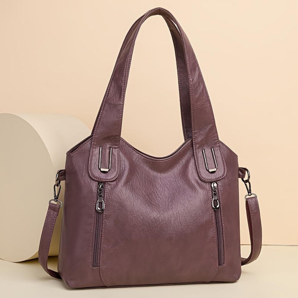 Emma Vintage-Inspired Shoulder Tote Bag