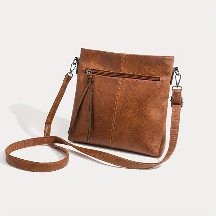 Lena Vintage-Inspired Square Crossbody Bag