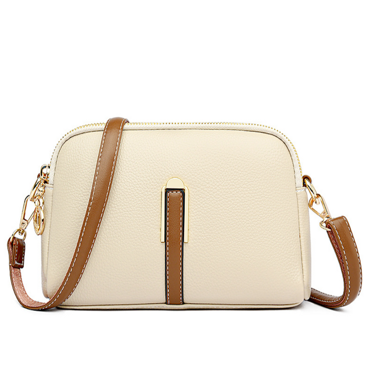 Litchi-Textured Mila Crossbody Bag