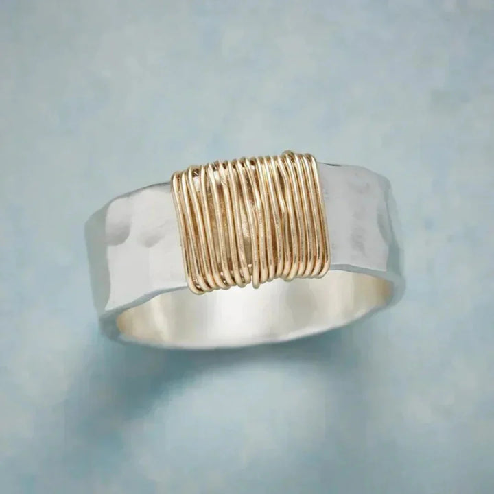 MAZE SILVER RING