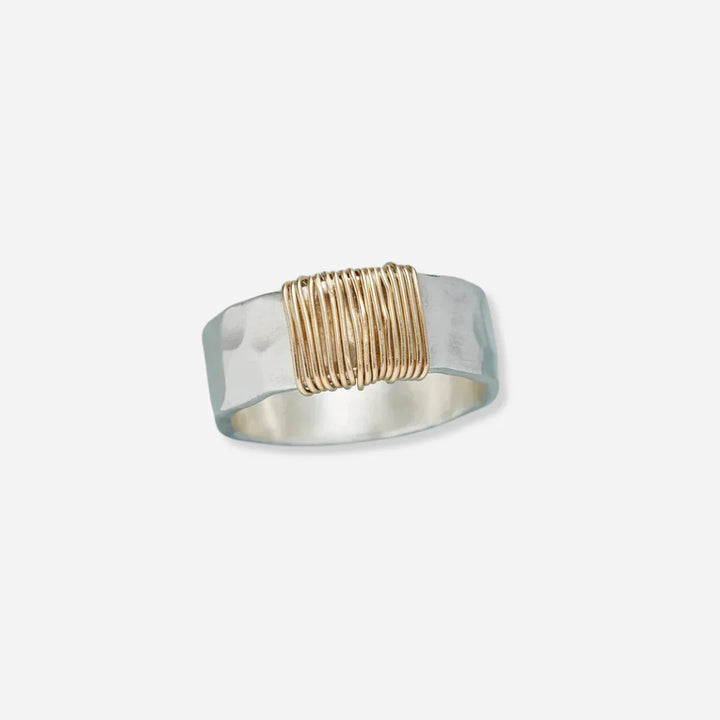 MAZE SILVER RING
