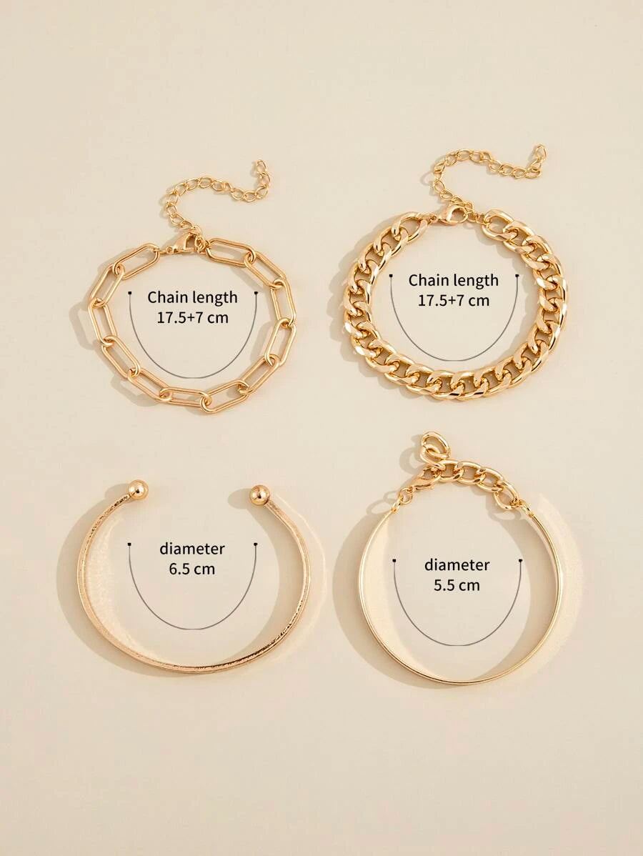 Set of 4 Deja Bracelets