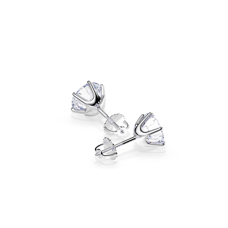 Tera Earrings in 18K White Gold