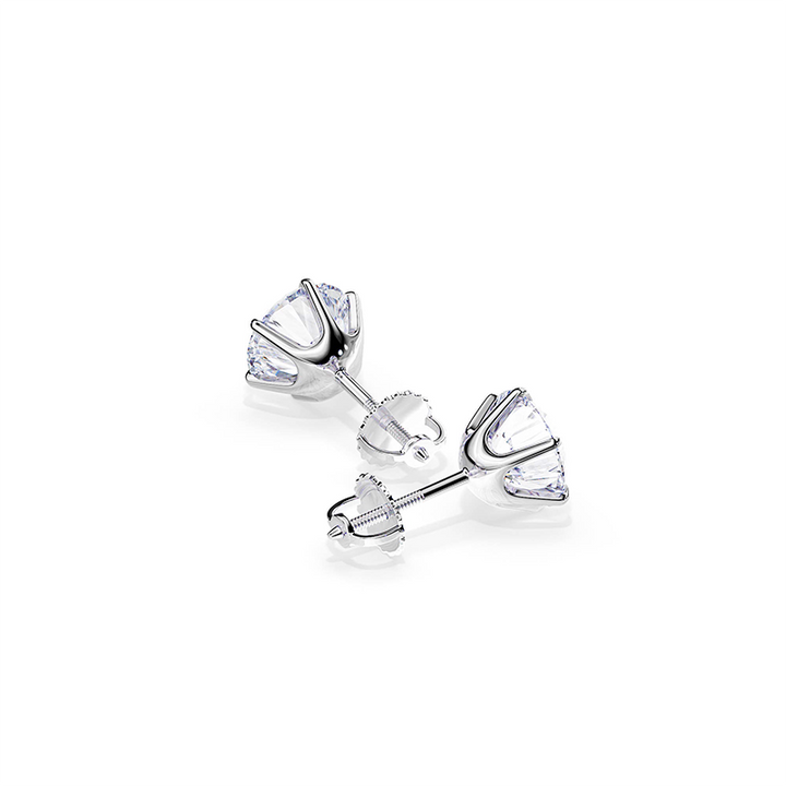 Tera Earrings in 18K White Gold