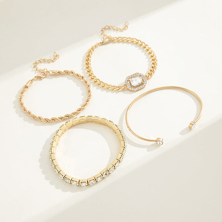 Venus Bracelet Set - 4 Elegant Pieces