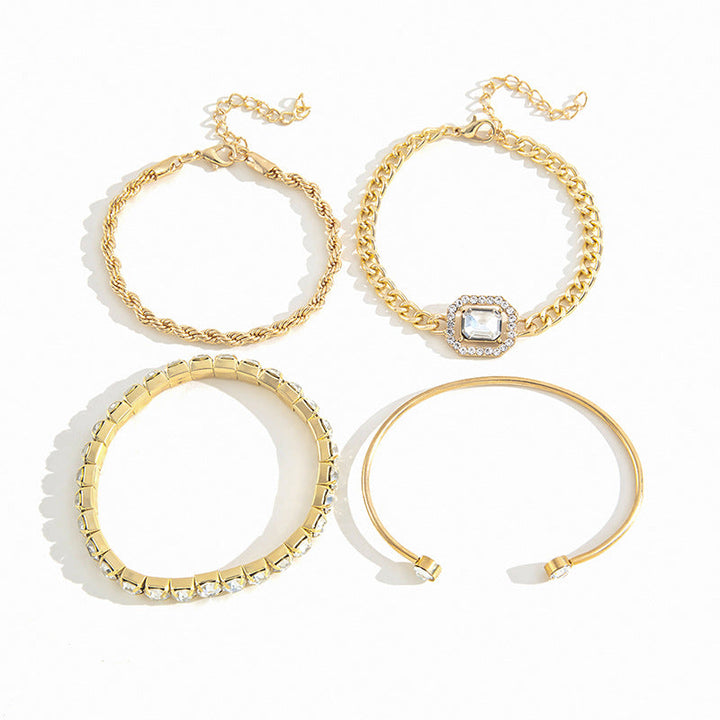Venus Bracelet Set - 4 Elegant Pieces