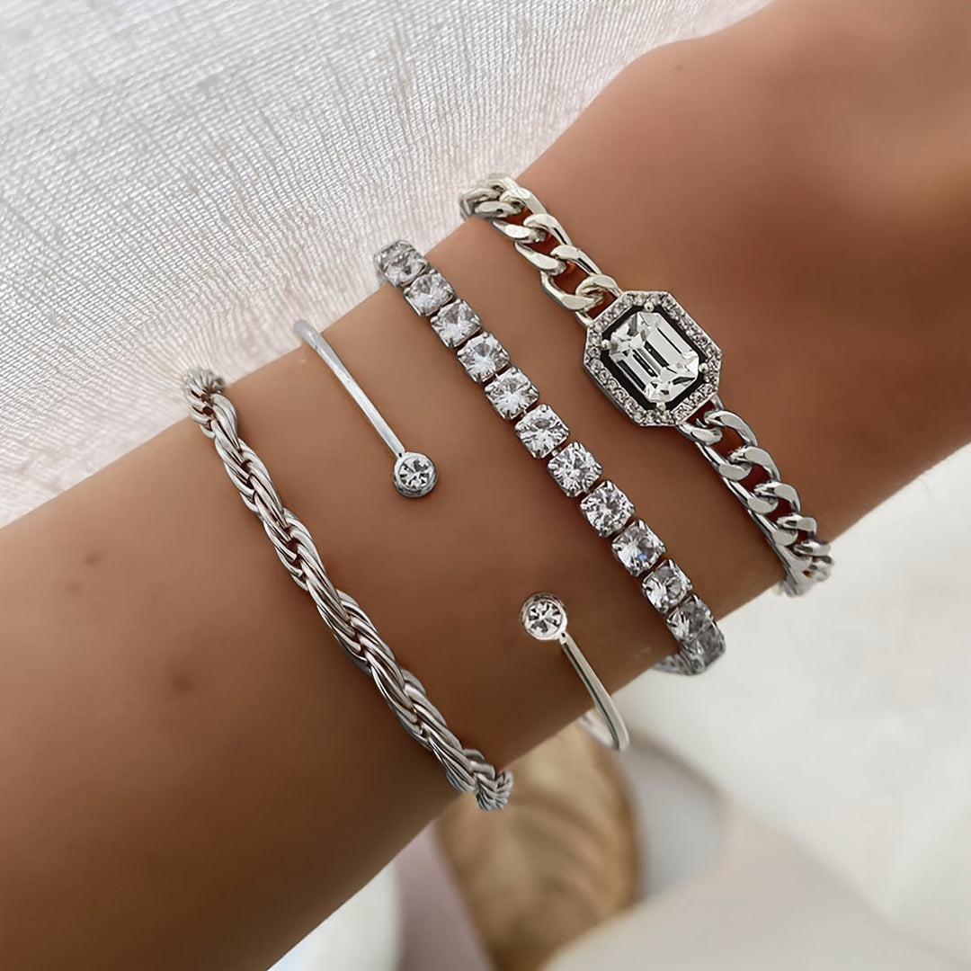 Venus Bracelet Set - 4 Elegant Pieces